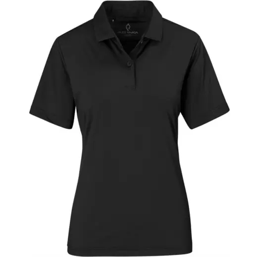 Ladies Alex Varga Lucca Golf Shirt Black